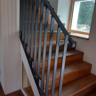 Geländer Flachstahl pulverbeschichtet