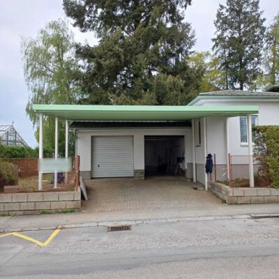 Carport pulverbeschichtet