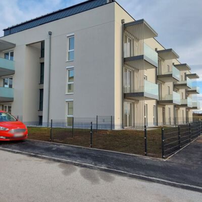 Geländer Milchglas mit Fallschutz